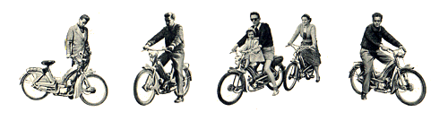 Picture of moped riders